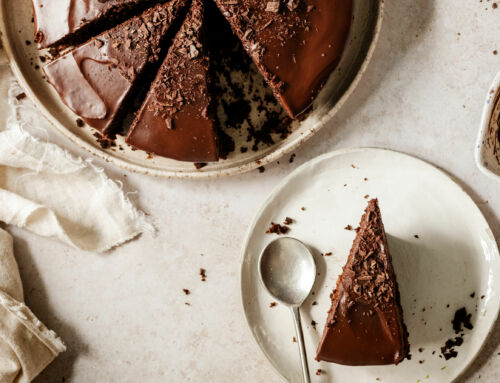 Torta soffice e cioccolatosissima, con esubero oppure no